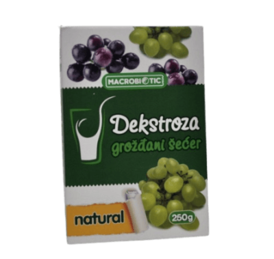 Dekstroza grožđani šećer 250g Macrobiotic