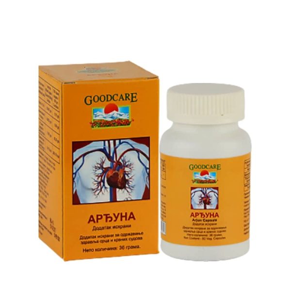 Ardjuna GoodCare kapsule 60x – prirodan dodatak za zdravlje srca