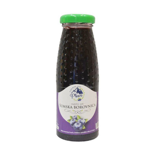Matični sok od divlje borovnice 500ml Plavo