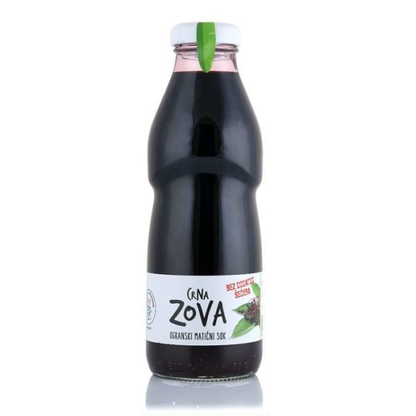 Sok Crne Zove organski 500ml Nisha