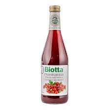 Organski sok od Brusnice 500ml Biotta