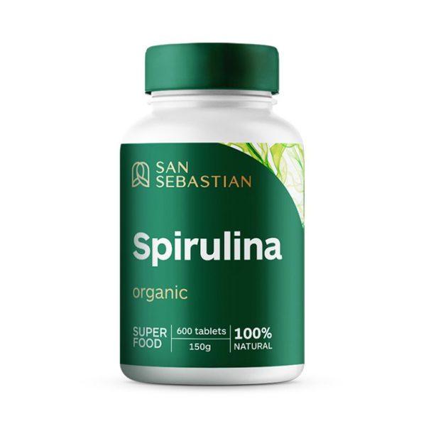 Organska spirulina u tabletama San Sebastian – prirodni dodatak za energiju i imunitet