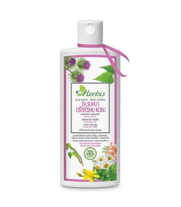 Herbis sampon za suvu i oštećenu kosu 200ml Devera