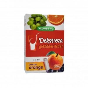 Dekstroza sa ukusom narandže 250g Macrobiotic