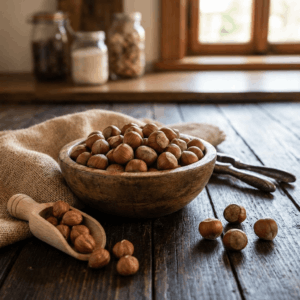 Sirovi lešnik u činiji – idealna zdrava užina i dodatak ishrani