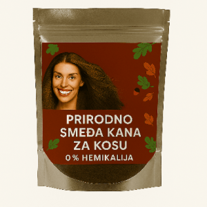 Smeđa kana za kosu 100g Lila Ma