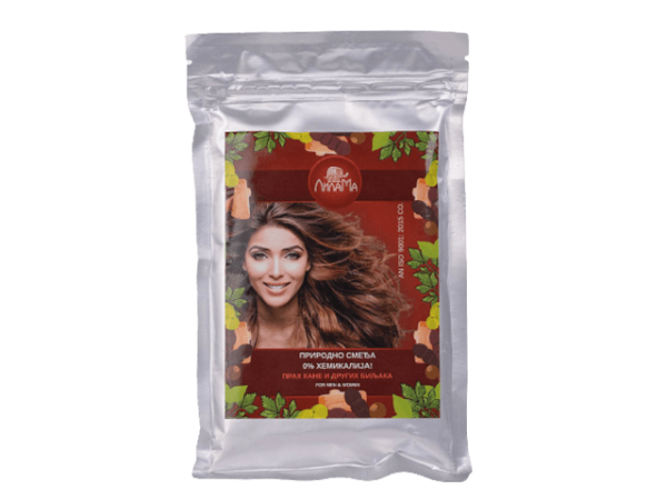 Smeđa kana za kosu 100g Lila Ma