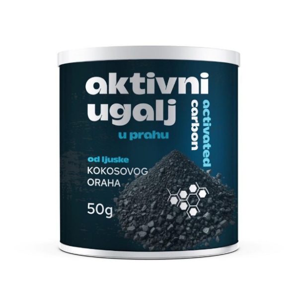 Aktivni ugalj u prahu 50g Top Food
