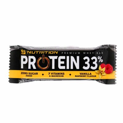 Protein bar malina i vanila 33% Go On 50g