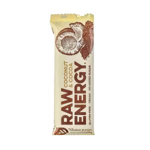 Raw energy protein bar kokos i kakao 50g