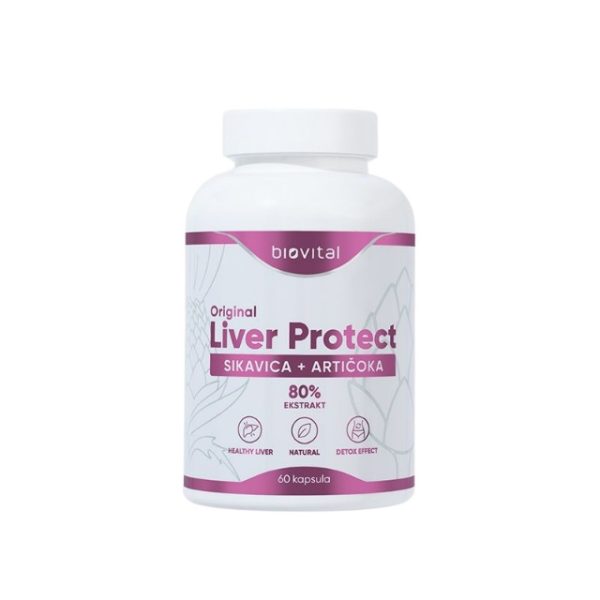 Original Liver Protect kapsule Biovital 60x – dodatak ishrani za detoksikaciju i regeneraciju jetre