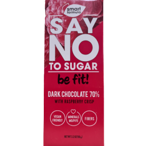 Crna Čokolada 70% sa malinom bez šećera 90g