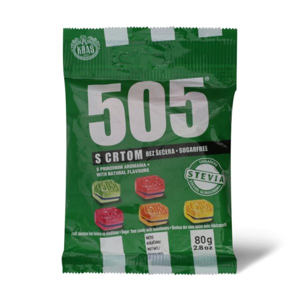 Bombone 505 sa crtom bez šećera 80g Kraš