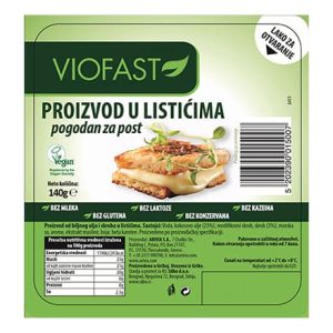 Vegan sir u listićima 140g Viofast