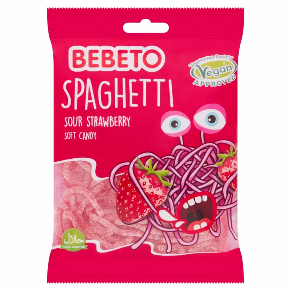 Gumene bombone špageti 1kg Bebeto