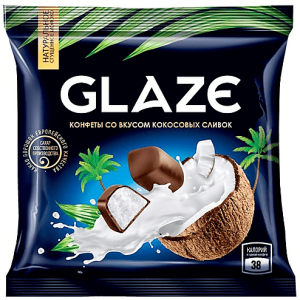 Glaze Čokoladne Bombone sa kokosom 100g