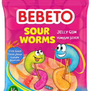 Gumene bombone kiseli crvići 1kg BEBETO