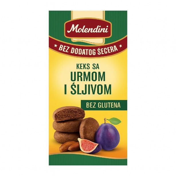 Keks sa urmom i šljivom bez glutena 180g