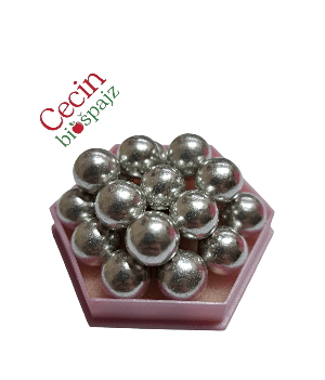 Ukrasne perle srebrne 13 mm 40g Eterika