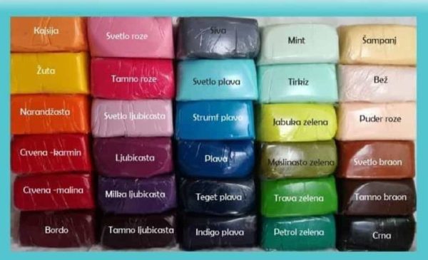 Fondan karmin crveni 250g
