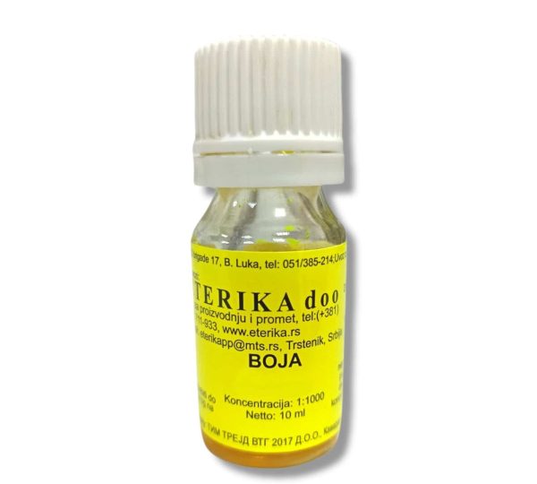 Boja tecna zuta 10ml Eterika