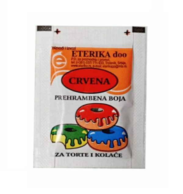 Boja u prahu crvena 3g Eterika
