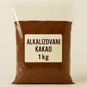 Alkalizovani kakao prah u velikom pakovanju od 1kg – savršen za kuvanje i pečenje
