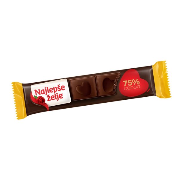 Najlepše želje crna čokolada 30g Štark