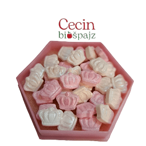Perlice krunice roze beli mix 12g Iris