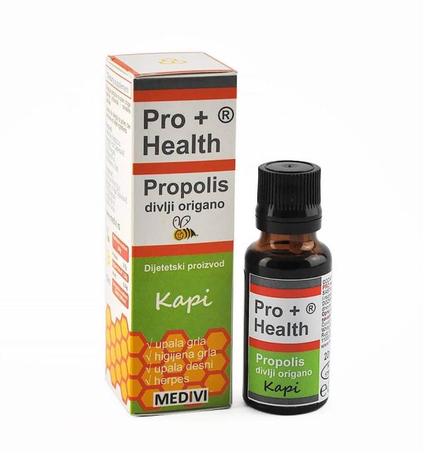 Propolis kapi sa uljem divljeg origana 20ml Medivi