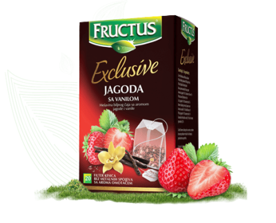 Čaj jagoda sa vanilom Exclusive Fructus