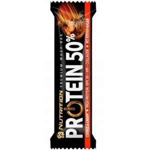 Protein bar sa kakao čipsom 50% proteina 50g Go On
