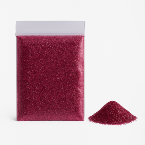 Šljokice za dekoraciju poslastica tamno roze 2g Iris