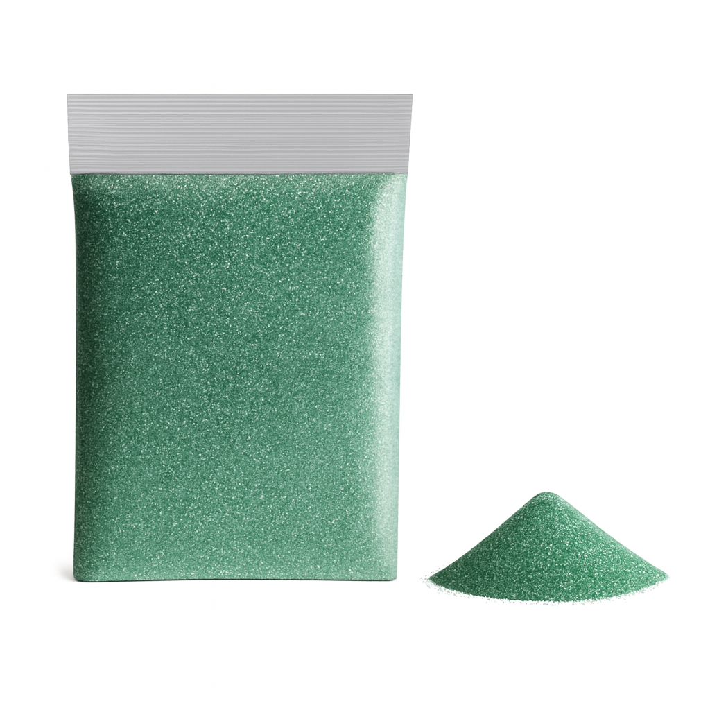 Šljokice za dekoraciju poslastica zelene 2g Iris