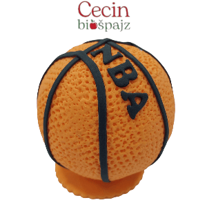 Figurice za tortu košarkaška lopta Dekor
