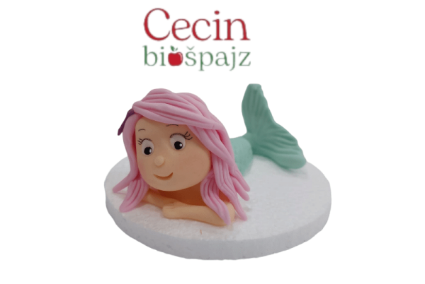 Figurice za tortu sirena leži Dekor