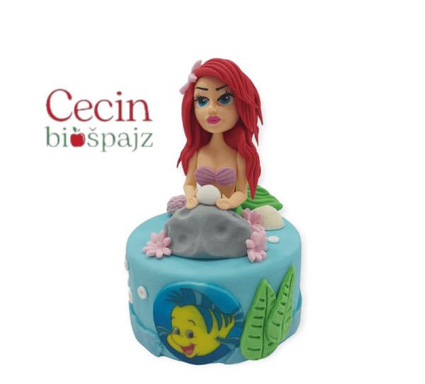 Figurice za tortu Arijel sirena bajka