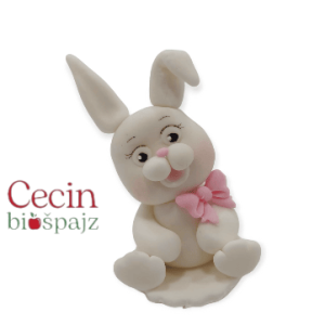 Figurice za tortu roze Zeka Mini figura