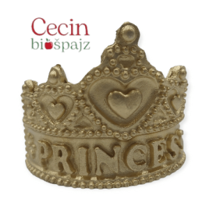 Figurice za tortu Princes Kruna zlatna  Srednja Figura