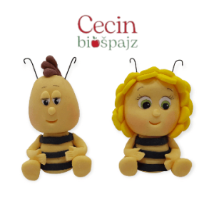 Figurice za tortu pčelica Maja i Pavo Set Figura