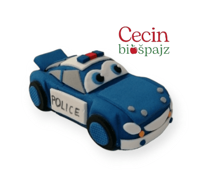 Figurica za tortu Policiski auto 