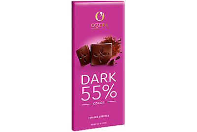 Ozera crna čokolada 55% kakaoa 90g