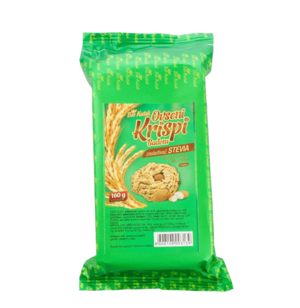 Ovseni krispi badem 200g Biokutak