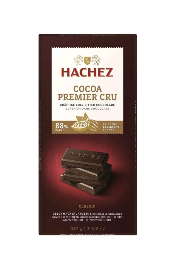Hachez extra crna čokolada 88% kakaoa 100g