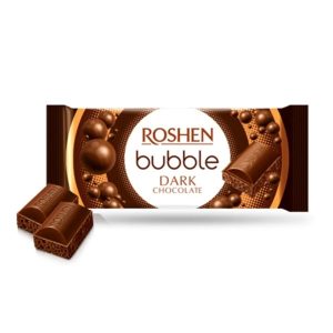 Bubble crna čokolada 80g Roshen