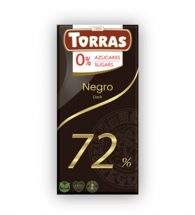 Torras crna čokolada 72% kakao 75g