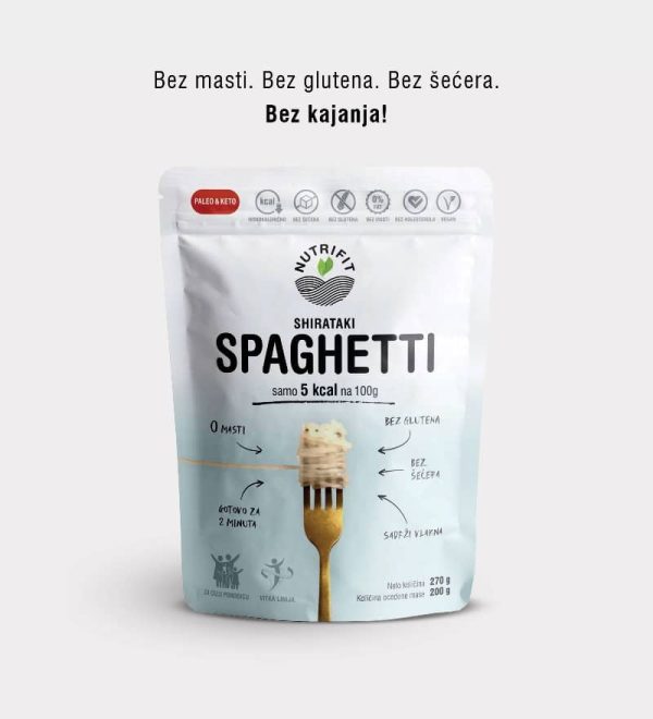 Shirataki testenine špageti 270g