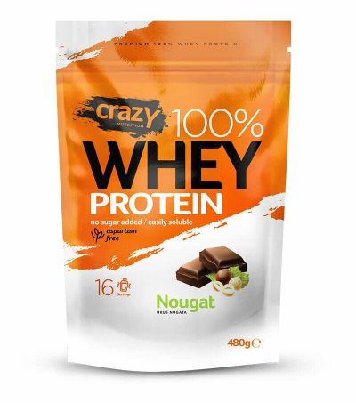 Crazy Whey Protein - Nugat 480g