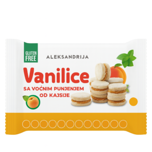 Bezglutenske Vanilice sa džemom od Kajsije 180g