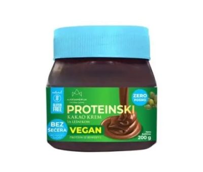 Proteinski vegan kakao krem 200g Aleksandrija